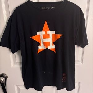 Navy Houston astros star tee